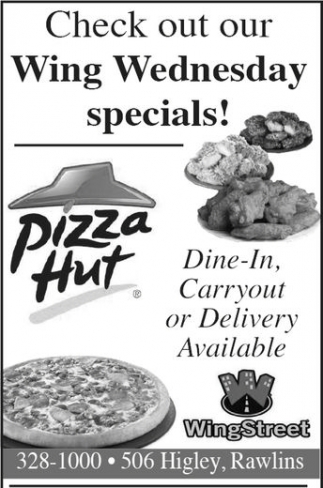 Check Out Our Wing Wednesday Specials Pizza Hut